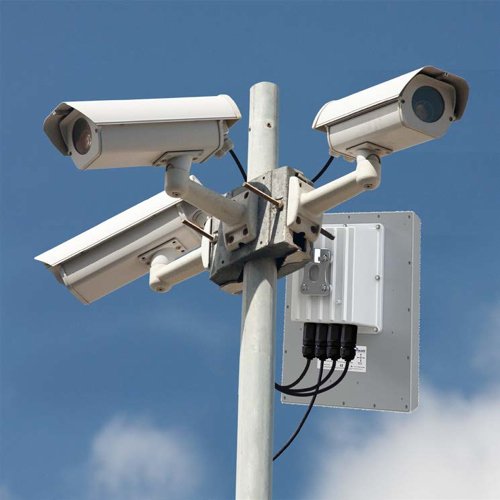 Experienced team installing traffic and pedestrian signals.